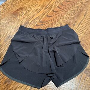 Lululemon. Black Fast and Free Shorts. Size 6.